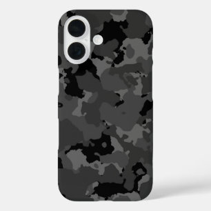 Coques iPhone 16 Dark Camo Motif