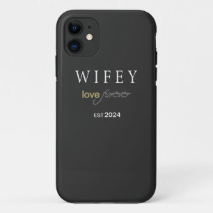 Case-Mate iPhone Case Date d'inscription de Wifey Eternal Love personnal