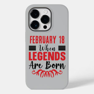 Coque Pour iPhone 14 Pro Date personnalisée Anniversaire Les légendes sont