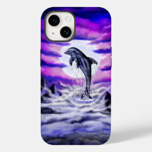 Coque Pour iPhone 14 Dauphin clair de lune