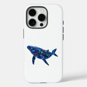 Coques iPhone 16 Pro Dauphin Diamant - Art Vibrant