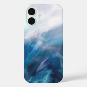 Coques iPhone 16 Dauphins Jouant JUSTE POUR LE THRILL #2