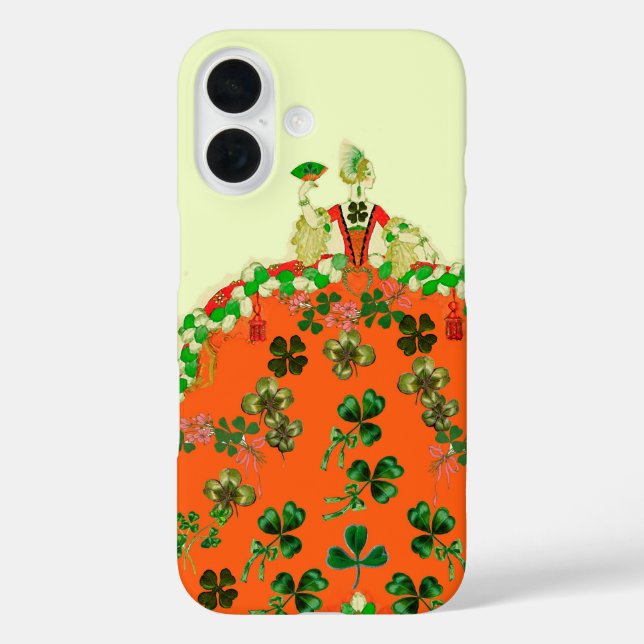 Coques Case-Mate iPhone DAY ORANGE ET SHAMROCK St. Patricks (Verso)