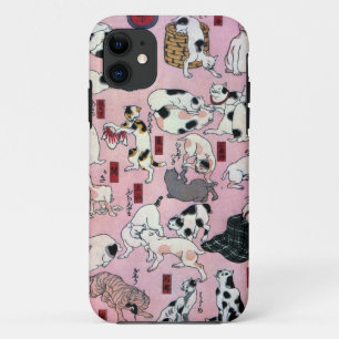 Coques Pour iPhone ) de 下 de (de 其のまま地口猫飼好五十三疋, chats de 国芳 (3),