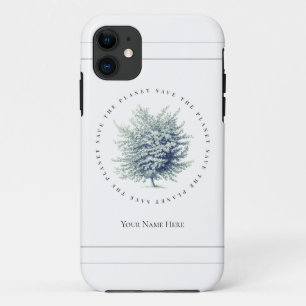 Case-Mate iPhone Case De l'environnement classique Sauvegardez l'arbre p