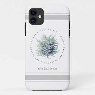 Case-Mate iPhone Case De l'environnement classique Sauvegardez l'arbre p