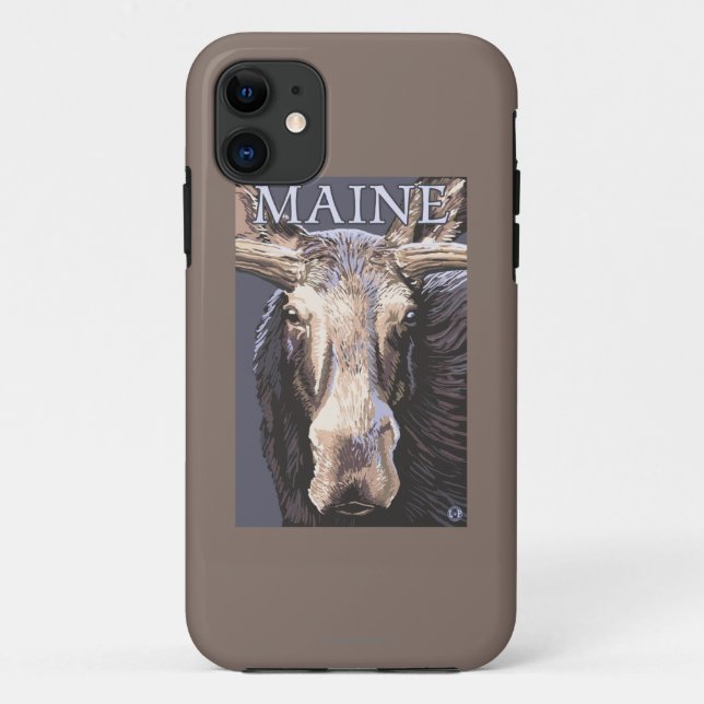 Coques Case-Mate iPhone De MaineMoose fin (Dos)