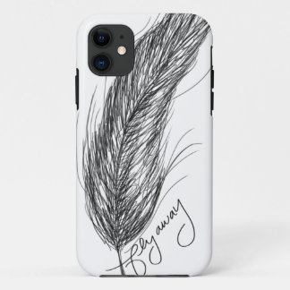 Coque iPhone 11 De mouche cas de l'iPhone 5 loin - plume -