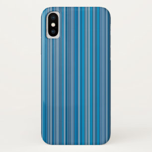 Etui iPhone Case-Mate De nombreuses bandes multicolores dans le bleu