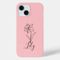 Décembre personnalisé Narcisse Cadeau Fleur de nai
