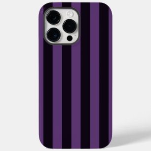 Coque Pour Pour iPhone 14 Pro Max Décor à bandes verticales violettes