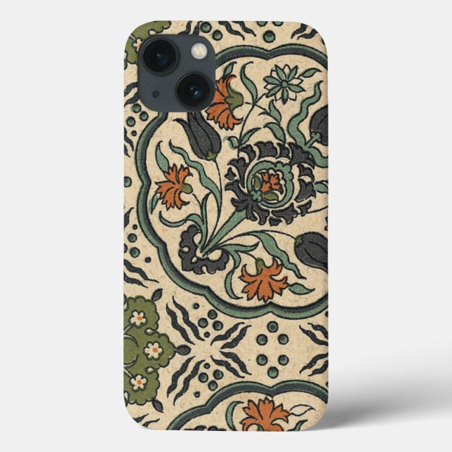 Coques Case-Mate iPhone Décor Floral Perse Carrelage (Verso)