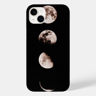 Coque Pour iPhone 14 Plus Décoration murale des phases de la lune – Décorati