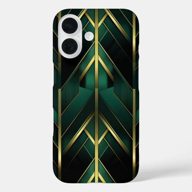 Coques Case-Mate iPhone Décoration Verte (Verso)