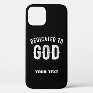 Case-Mate iPhone CASE DÉDIÉ À DIEU PERSONNALISABLE COOL TEXTE BLANC