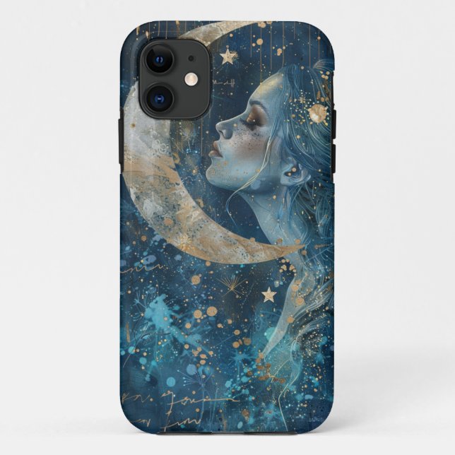Coques Case-Mate iPhone Déesse de la lune (Dos)