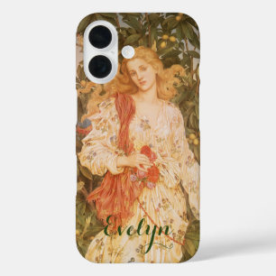 Coques iPhone 16 Déesse des fleurs, Flora de Morgan