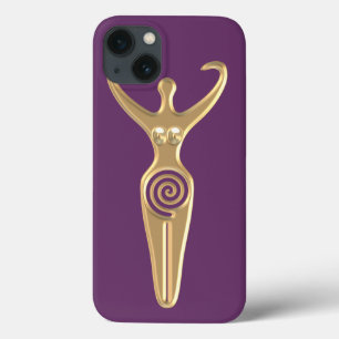 Etui iPhone 13 Déesse en spirale
