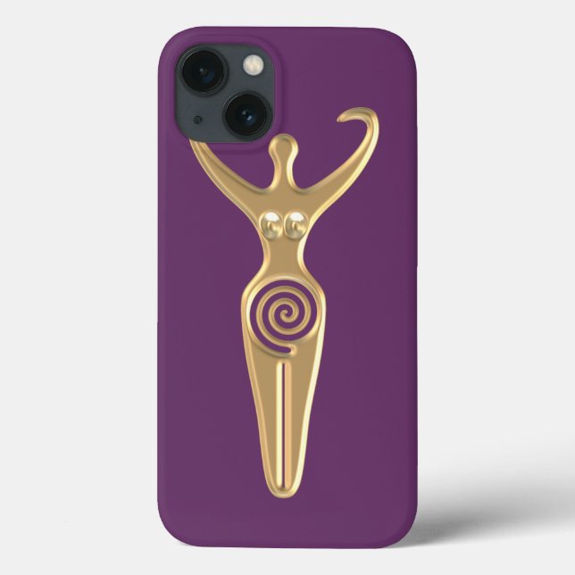 Coques Case-Mate iPhone Déesse en spirale (Verso)