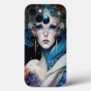 Case-Mate iPhone Case Déesse masquée cosmique Queen Imaginaire Art