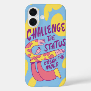 Coques iPhone 16 Défendre le statut - Citation motivationnelle auda