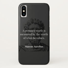 Case-Mate iPhone Case Définir une valeur : Marcus Aurelius sur les valeu