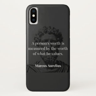Case-Mate iPhone Case Définir une valeur : Marcus Aurelius sur les valeu