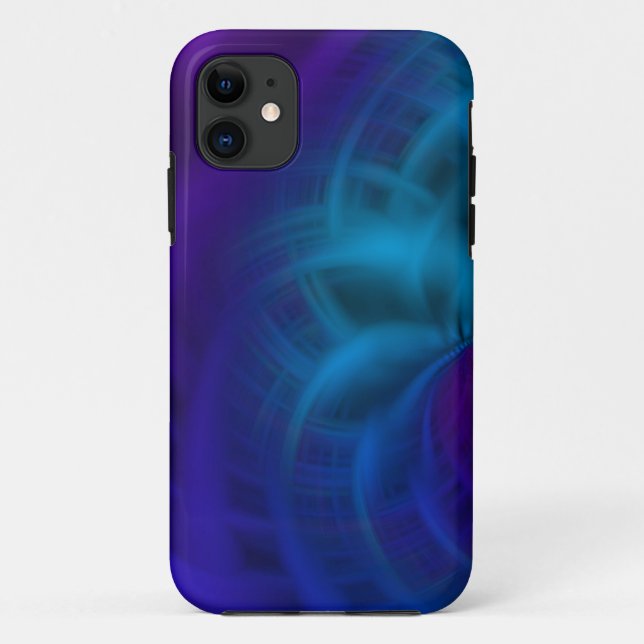 Coques Case-Mate iPhone Déflecteur bleu et violet (Dos)