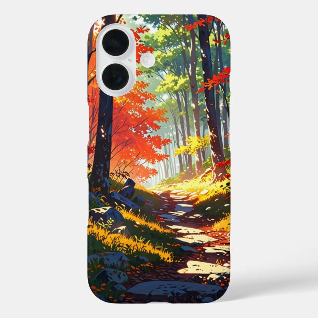 Coques Case-Mate iPhone Défrichement de la forêt d'automne (Verso)