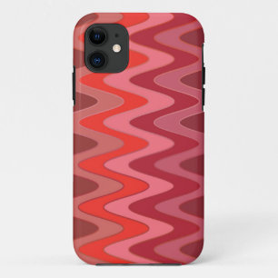 Etui iPhone Case-Mate Dégradants de couleur ZigZag Waves - rouge