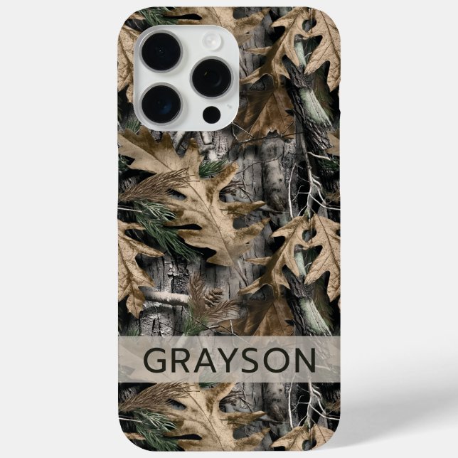 Coques Case-Mate iPhone Déguisement en chêne personnalisé (Verso)