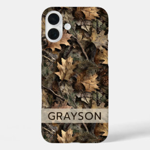 Coques iPhone 16 Plus Déguisement Feuilles d'Automne Personnalisé