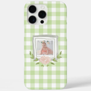 Coques iPhone 16 Pro Max Délicat Buffle vert clair Vérifiez votre bébé Phot
