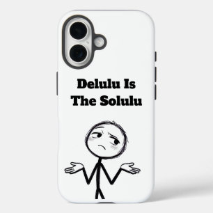 Coques iPhone 16 Delulu est le Solulu Mème drôle