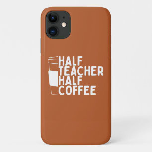 Case-Mate iPhone Case Demi-enseignant demi-café
