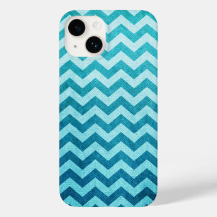 Coque Pour iPhone 14 Denim Chevron par Shirley Taylor