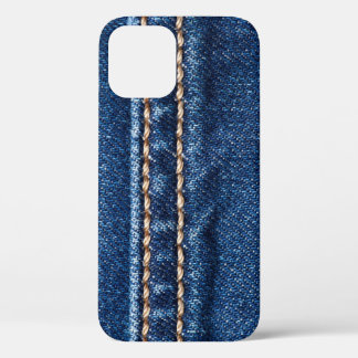 Case-Mate iPhone Case Dénim piqué : texture du jean closeup.