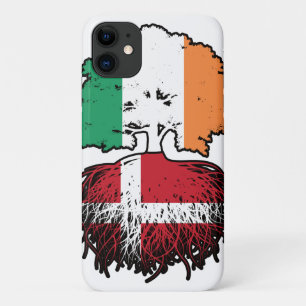 Case-Mate iPhone Case Denmark Danish Irish Ireland Tree Roots Flag