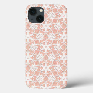 Case-Mate iPhone Case Dentelle antique - blanc et pêche