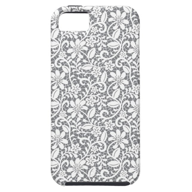 Coques Case-Mate iPhone Dentelle blanche 1 (Dos)