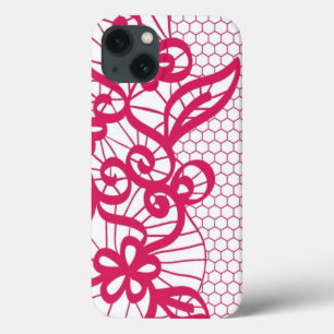 Etui iPhone Case-Mate Dentelle rouge