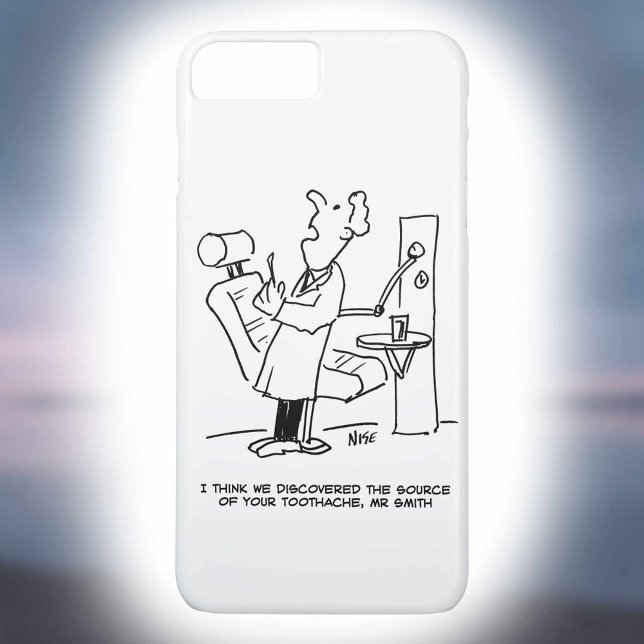 Coques Case-Mate iPhone Dentiste traitant un patient Cartoon (Créateur téléchargé)