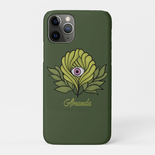 Coques Case-Mate iPhone Déplaisant mignon Plante printemps vert Imaginaire (Dos)
