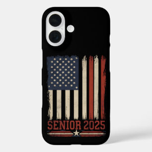 Coques iPhone 16 Dernier cycle 2025 Drapeau Américain USA Promotion