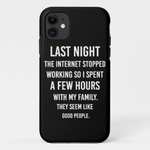 Case-Mate iPhone Case Dernière Nuit Internet Arrêté De Fonctionner Donc.