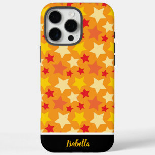 Coques iPhone 16 Pro Max Des étoiles colorées créent un décor d'automne vib