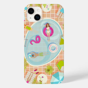 Coque Pour iPhone 14 Plus Des filles et des garçons du bikini jouant au jeu
