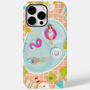 Coque Pour Pour iPhone 14 Pro Max Des filles et des garçons du bikini jouant au jeu 