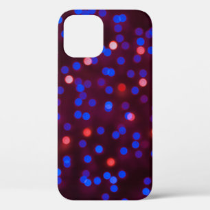 Case-Mate iPhone Case Des lumières de Noël floues. Blurred