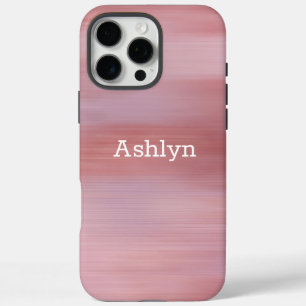 Coques iPhone 16 Pro Max Des rayures de rêve roses